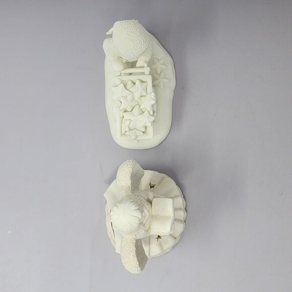 Angel &‎ Child Figurine Jade Angel Candle Holder Dept 56 Child With Wheelbarrow - Picture 5 of 13